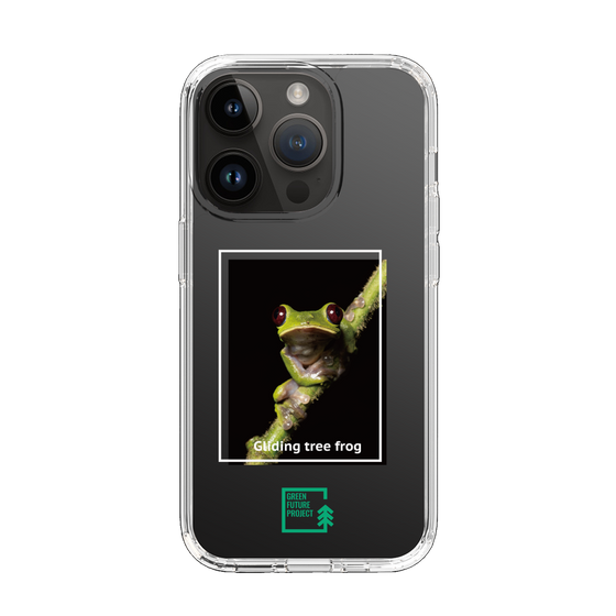 スリムプロテクションケース［ Green Future Project - Gliding tree frog ］