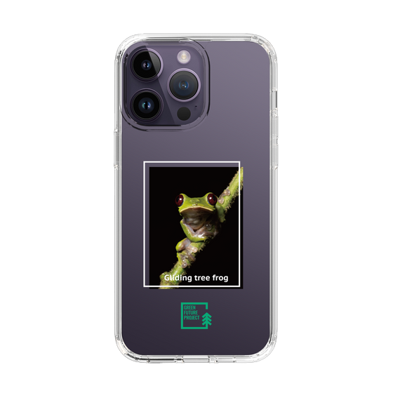 スリムプロテクションケース［ Green Future Project - Gliding tree frog ］