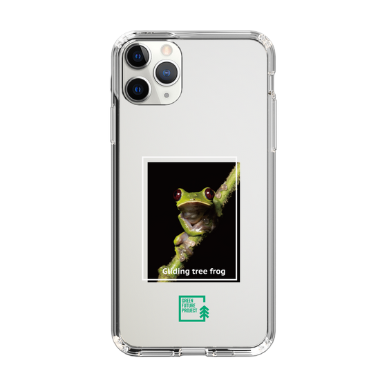 スリムプロテクションケース［ Green Future Project - Gliding tree frog ］