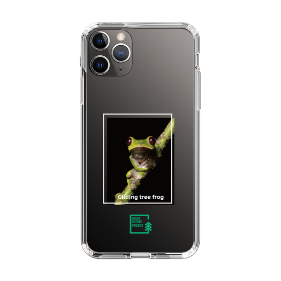 スリムプロテクションケース［ Green Future Project - Gliding tree frog ］