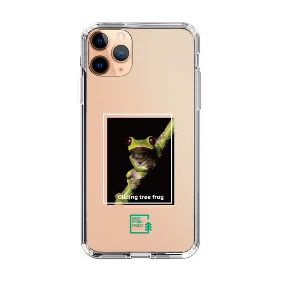 スリムプロテクションケース［ Green Future Project - Gliding tree frog ］