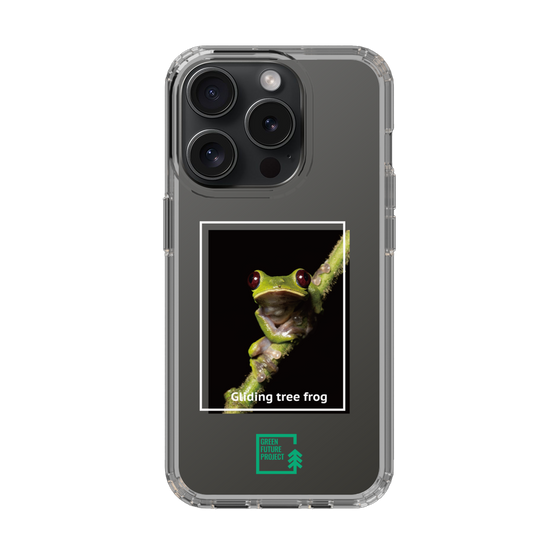 スリムプロテクションケース［ Green Future Project - Gliding tree frog ］