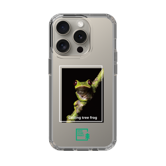 スリムプロテクションケース［ Green Future Project - Gliding tree frog ］