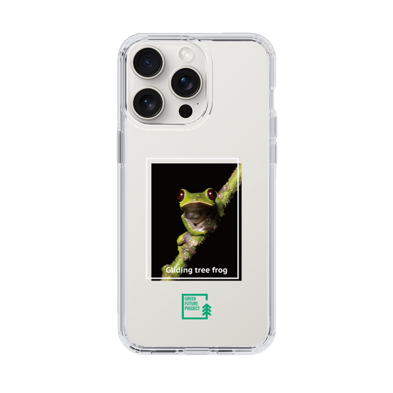 スリムプロテクションケース［ Green Future Project - Gliding tree frog ］