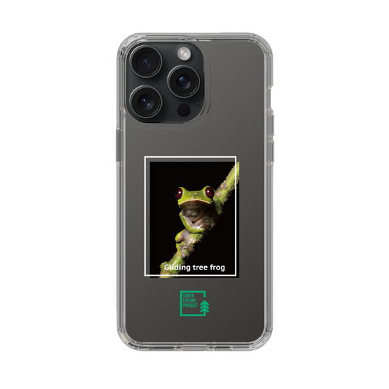 スリムプロテクションケース［ Green Future Project - Gliding tree frog ］