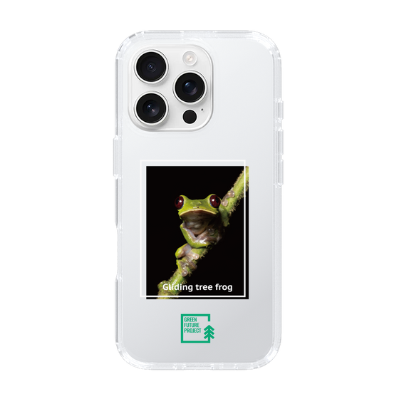 スリムプロテクションケース［ Green Future Project - Gliding tree frog ］