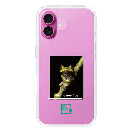 スリムプロテクションケース［ Green Future Project - Gliding tree frog ］