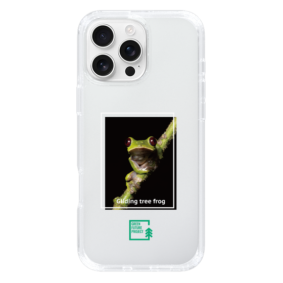 スリムプロテクションケース［ Green Future Project - Gliding tree frog ］