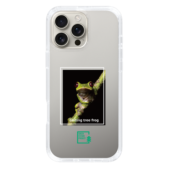スリムプロテクションケース［ Green Future Project - Gliding tree frog ］