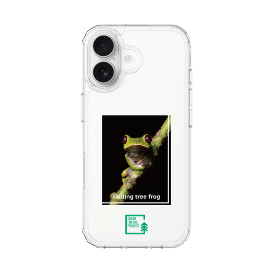 スリムプロテクションケース［ Green Future Project - Gliding tree frog ］