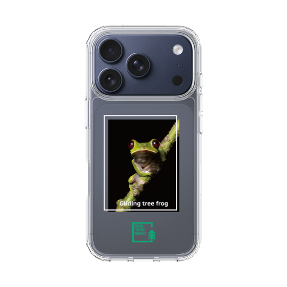 スリムプロテクションケース［ Green Future Project - Gliding tree frog ］