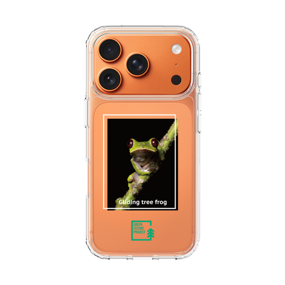 スリムプロテクションケース［ Green Future Project - Gliding tree frog ］