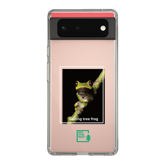 スリムプロテクションケース［ Green Future Project - Gliding tree frog ］