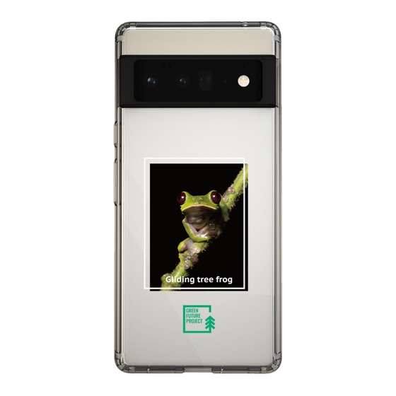 スリムプロテクションケース［ Green Future Project - Gliding tree frog ］