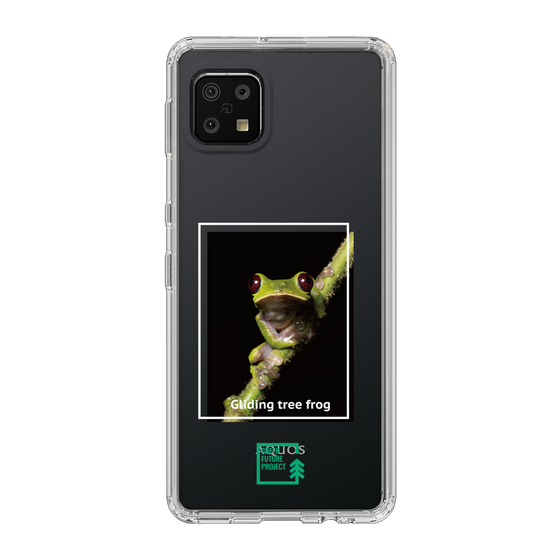 スリムプロテクションケース［ Green Future Project - Gliding tree frog ］