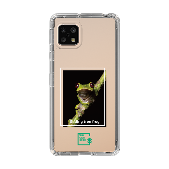 スリムプロテクションケース［ Green Future Project - Gliding tree frog ］