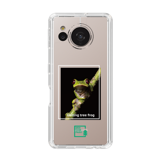 スリムプロテクションケース［ Green Future Project - Gliding tree frog ］