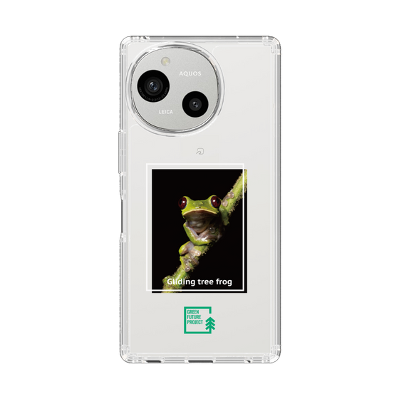 スリムプロテクションケース［ Green Future Project - Gliding tree frog ］