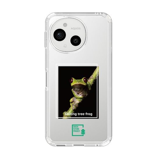スリムプロテクションケース［ Green Future Project - Gliding tree frog ］