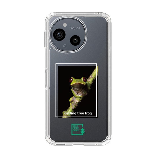 スリムプロテクションケース［ Green Future Project - Gliding tree frog ］