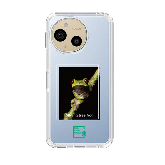 スリムプロテクションケース［ Green Future Project - Gliding tree frog ］