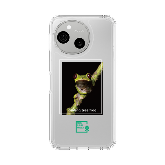 スリムプロテクションケース［ Green Future Project - Gliding tree frog ］