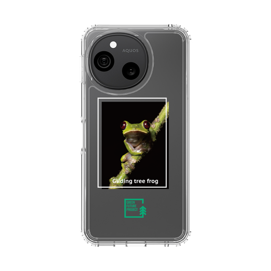 スリムプロテクションケース［ Green Future Project - Gliding tree frog ］
