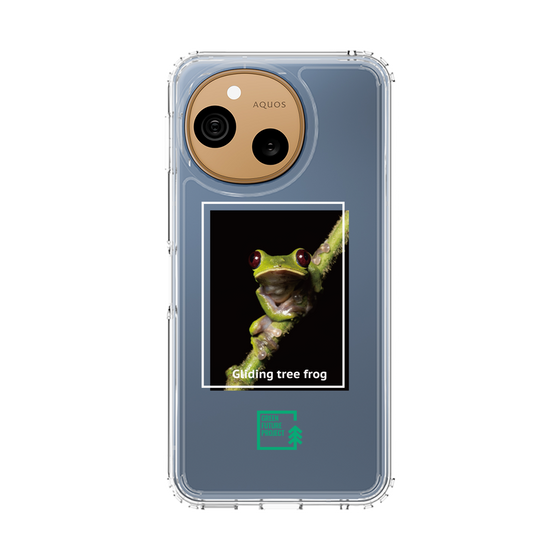 スリムプロテクションケース［ Green Future Project - Gliding tree frog ］