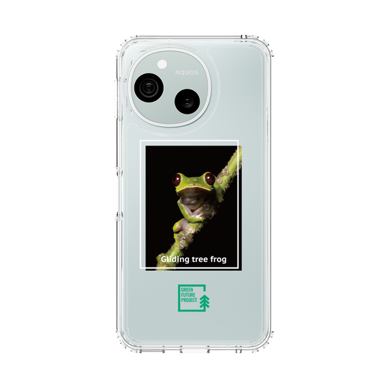 スリムプロテクションケース［ Green Future Project - Gliding tree frog ］