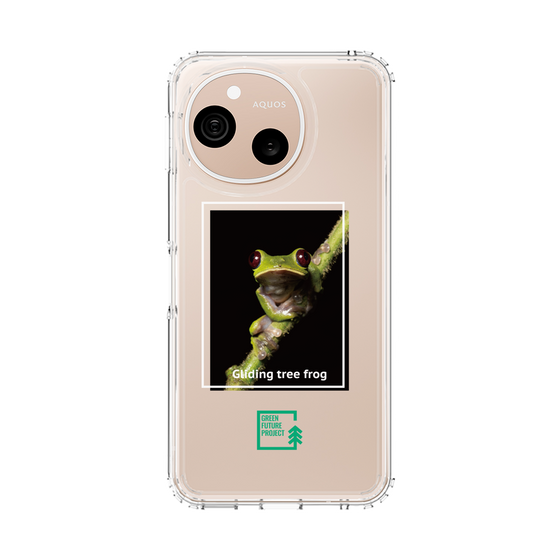スリムプロテクションケース［ Green Future Project - Gliding tree frog ］