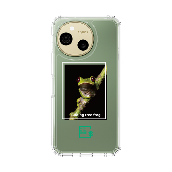 スリムプロテクションケース［ Green Future Project - Gliding tree frog ］
