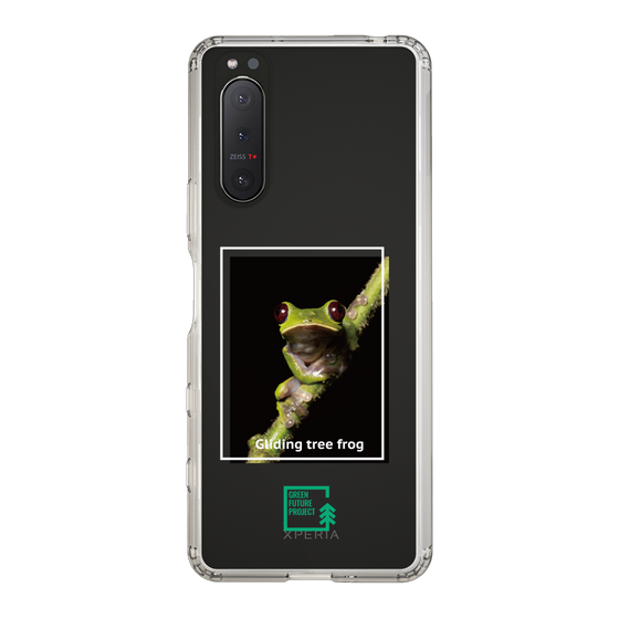 スリムプロテクションケース［ Green Future Project - Gliding tree frog ］