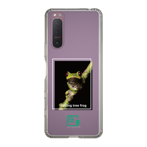 スリムプロテクションケース［ Green Future Project - Gliding tree frog ］