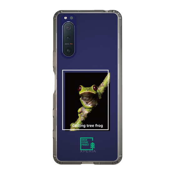 スリムプロテクションケース［ Green Future Project - Gliding tree frog ］