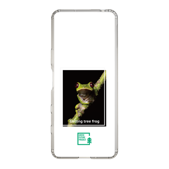 スリムプロテクションケース［ Green Future Project - Gliding tree frog ］