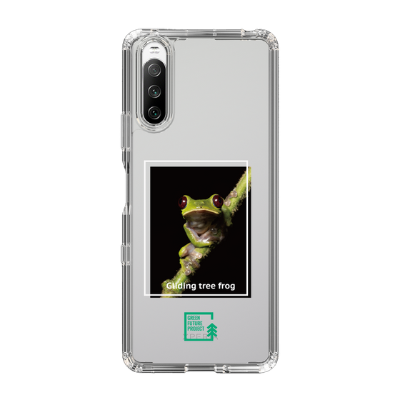 スリムプロテクションケース［ Green Future Project - Gliding tree frog ］
