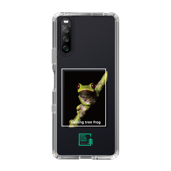スリムプロテクションケース［ Green Future Project - Gliding tree frog ］