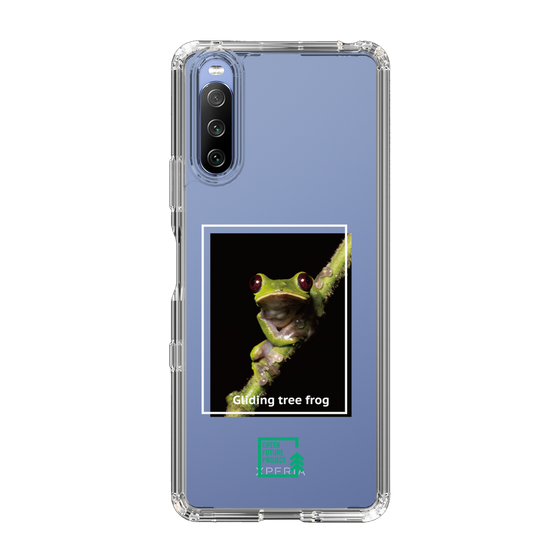スリムプロテクションケース［ Green Future Project - Gliding tree frog ］