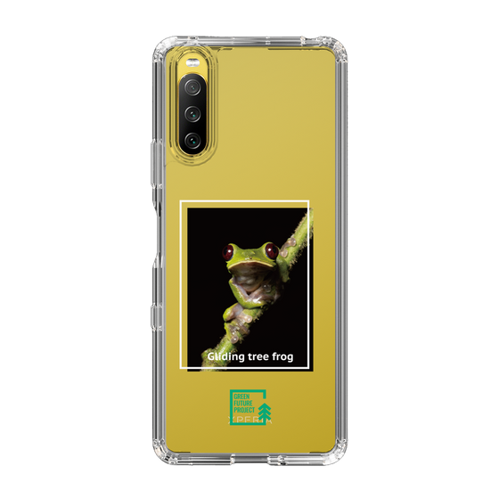 スリムプロテクションケース［ Green Future Project - Gliding tree frog ］