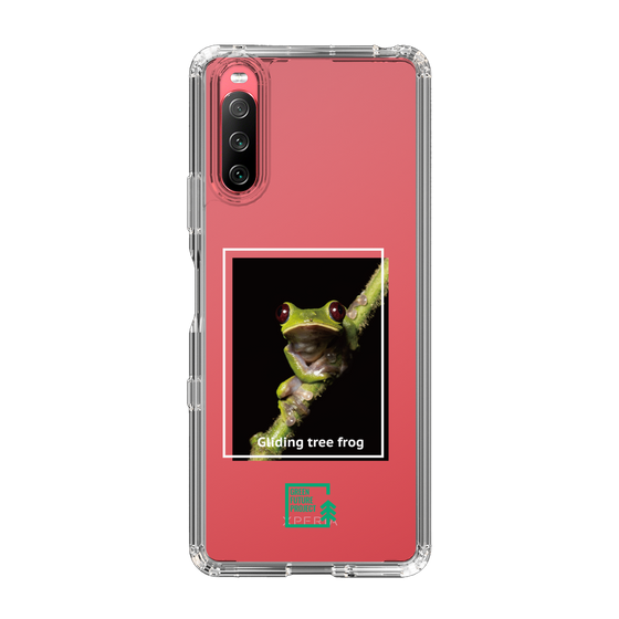 スリムプロテクションケース［ Green Future Project - Gliding tree frog ］