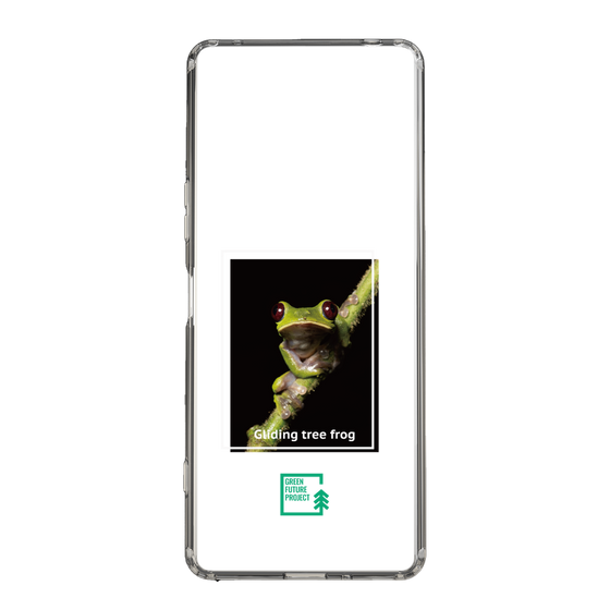 スリムプロテクションケース［ Green Future Project - Gliding tree frog ］