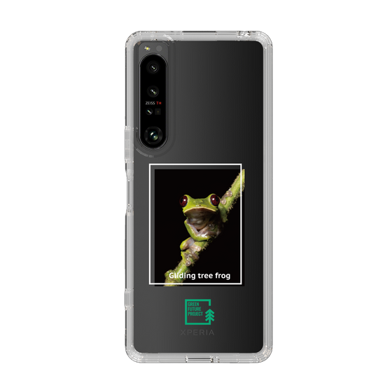 スリムプロテクションケース［ Green Future Project - Gliding tree frog ］