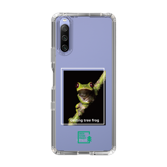 スリムプロテクションケース［ Green Future Project - Gliding tree frog ］