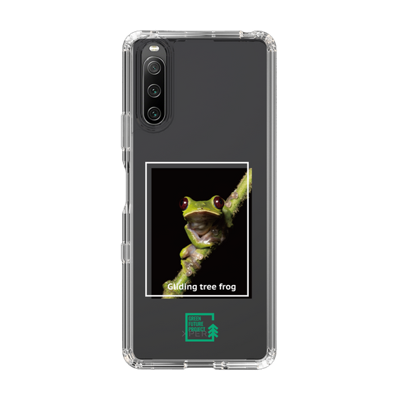 スリムプロテクションケース［ Green Future Project - Gliding tree frog ］