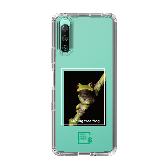 スリムプロテクションケース［ Green Future Project - Gliding tree frog ］