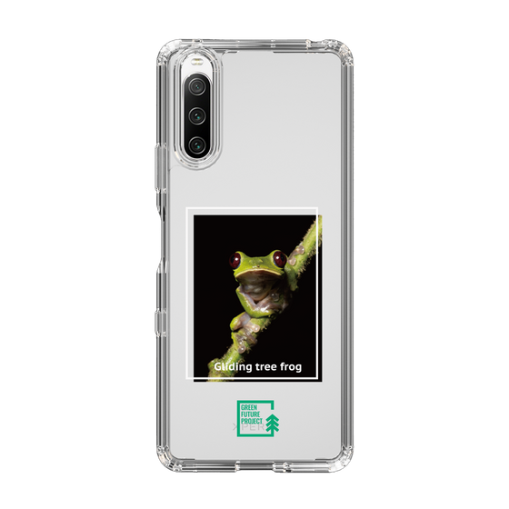 スリムプロテクションケース［ Green Future Project - Gliding tree frog ］