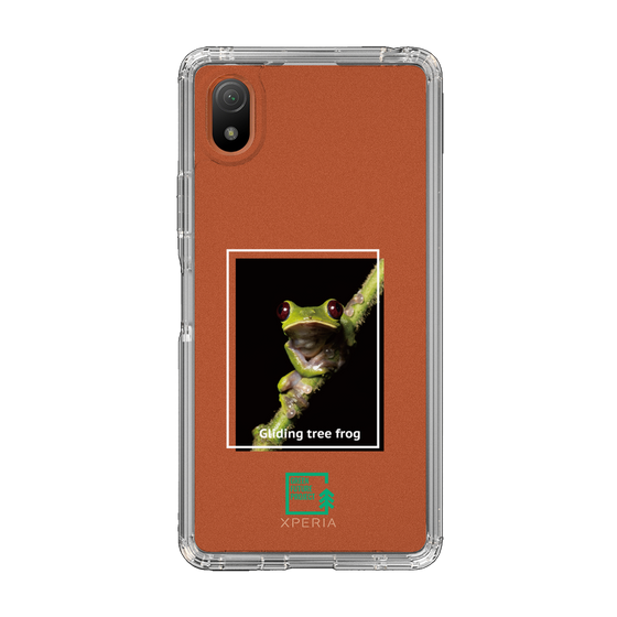 スリムプロテクションケース［ Green Future Project - Gliding tree frog ］