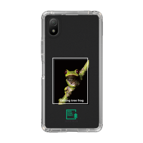 スリムプロテクションケース［ Green Future Project - Gliding tree frog ］