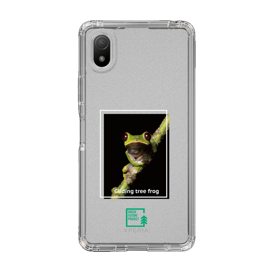 スリムプロテクションケース［ Green Future Project - Gliding tree frog ］