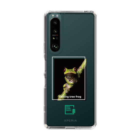 スリムプロテクションケース［ Green Future Project - Gliding tree frog ］